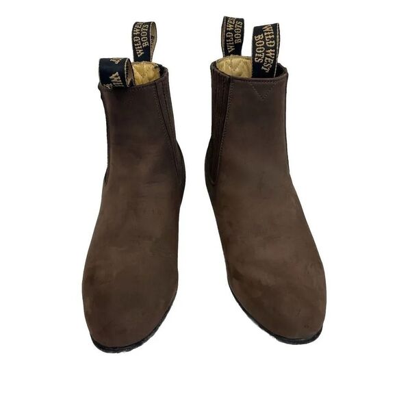 Wild West Brown Suede Boots‎ Women’s Size 9/Mexico 26 - Picture 3 of 10